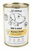 All Animals DOG kuracie kúsky 400g + Množstevná zľava zľava 15%