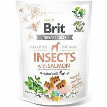 Brit Care Dog Crunchy Crack. Insec. Salmon Thyme 200g + Množstevná zľava