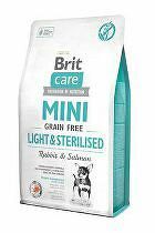 Brit Care Dog Mini Grain Free Light & Sterilised 2kg zľava