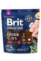 Brit Premium Dog by Nature Adult S 1kg zľava