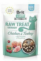 Brit Raw Treat Cat Urinary, kuracie a morčacie mäso 40g + Množstevná zľava