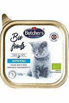 Butcher's Cat Bio s rybami 85g + Množstevná zľava zľava 15%