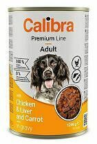 Calibra Dog Premium Cons. s kuracím mäsom a pečeňou 1240g + Množstevná zľava zľava 15% 5 + 1 zadarmo