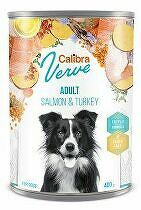 Calibra Dog Verve konz.GF Adult Salmon&Turkey 400g + Množstevná zľava zľava 15%