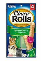 Churu Cat Rolls Kuracie wrapy a tuniakový krém 4x10g + Množstevná zľava