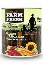 Farm Fresh Dog Kangaroo s brusnicami v konzerve 800g + Množstevná zľava zľava 15%