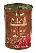 Fitmin dog Purity konzerva s hovädzím mäsom a pečeňou 400g + Množstevná zľava zľava 15%