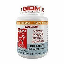 Giom dog Calcium 180 tbl+20% zdarma