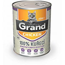 GRAND konz. mačka deluxe 100% hydinová 400g + Množstevná zľava zľava 15%