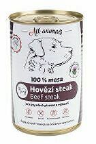 Hovädzí steak All Animals DOG 400g + Množstevná zľava zľava 15%