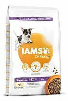 Iams Dog Puppy Small&Medium Chicken 12kg zľava