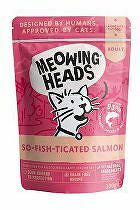 MEOWING HEADS Losos s rybou 100 g + Množstevná zľava 4+1 zadarmo