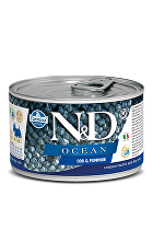 N&D DOG OCEAN Adult Codfish & Pumpkin Mini 140g + Množstevná zľava zľava 15% 1+1 zadarmo