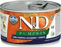 N&D DOG PUMPKIN Starter Lamb & Blueberry Mini 140g + Množstevná zľava zľava 15% 1+1 zadarmo