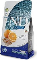 N&D OCEAN CAT GF Adult Herring & Orange 300g zľava