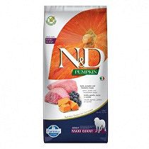 N&D Pumpkin DOG Adult Giant Lamb & Blueberry 12kg zľava