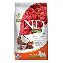 N&D Quinoa DOG Skin & Coat Herring &Coconut Mini 800g zľava