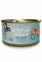 Schesir Cat Cons. Senior Wholefood tuniak/makrela 70g + Množstevná zľava zľava 15%