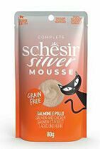 Schesir Cat pocket Senior Lifestage Mousse los/smoke 80g + Množstevná zľava