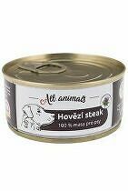 Všetky zvieratá DOG hovädzí steak 100g + Množstevná zľava zľava 15%