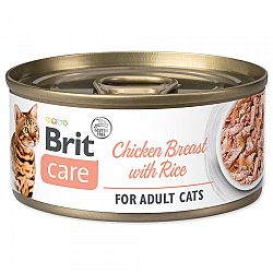 Brit Care Cat konzerva Chicken Breast with Rice 70 g