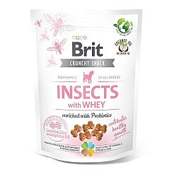 Brit Care chrumkavý snack pre šteniatka hmyzí s probiotikami 200 g