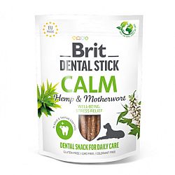 Brit Care dog dental stick na upokojenie, konope a mat. dúška 7 ks