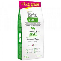 Brit Care Grain-free Adult Large Breed Salmon & Potato 12+2 kg