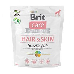 Brit Care granuly Dog Hair & Skin ryba a proteíny z hmyzu 1kg