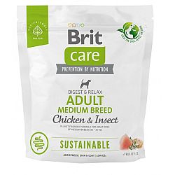 Brit Care granuly Dog Sustainable Adult Medium Breed 1kg