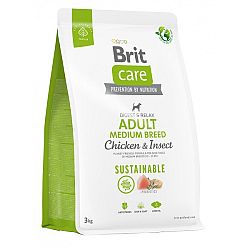 Brit Care granuly Dog Sustainable Adult Medium Breed 3kg