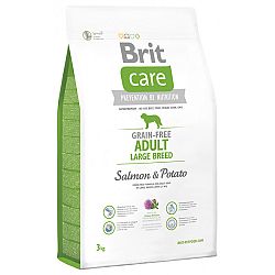 Brit Care granuly Grain-free Adult Large Breed losos a zemiaky 3 kg