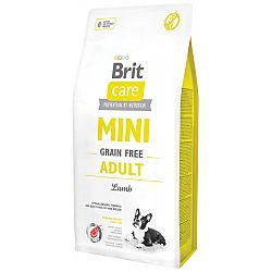 Brit Care granuly Mini Grain Free Adult jahňa 7 kg