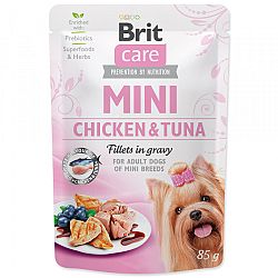 Brit Care Mini Chicken & Tuna fillets in gravy 85g