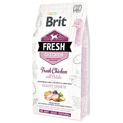 Brit Fresh granuly Puppy Healthy Growth kura a zemiaky 2,5 kg