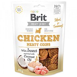 Brit Jerky Chicken with Insect Meaty Coins 80g