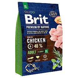 Brit Premium by Nature granuly Adult XL kura 3 kg