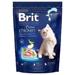 Brit Premium by Nature granuly Cat Kitten Kura 800 g