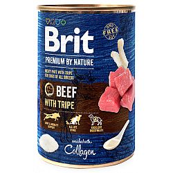 Brit Premium by Nature konzerva Beef with Tripes 400 g