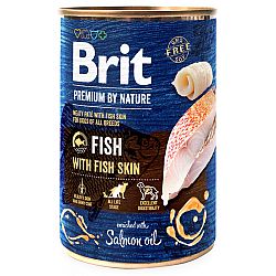 Brit Premium by Nature konzerva Fish with Fish Skin 400 g