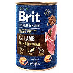 Brit Premium by Nature konzerva Lamb with Buckwheat 400 g