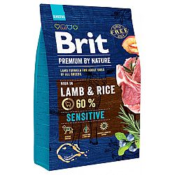 Brit Premium by Nature Sensitive granuly jahňa 3 kg