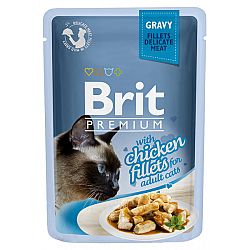 Brit Premium Cat Delicate Filety v šťave s kuracinou 85 g