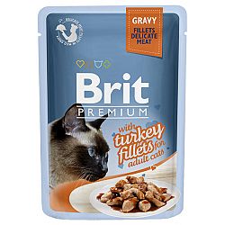 Brit Premium Cat Delicate Filety v šťave s morkou 85 g