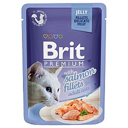 Brit Premium Cat Delicate Filety v želé s lososom 85 g