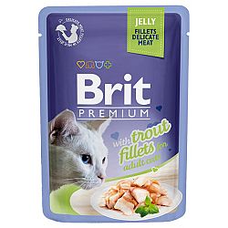 Brit Premium Cat Delicate Filety v želé so pstruhom 85 g