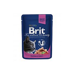 BRIT Premium Cat Salmon & Trout kaps.100g