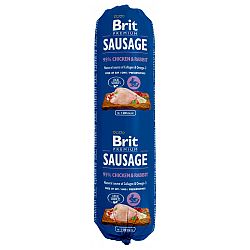 Brit Sausage Saláma pre psov kura a králik 800g