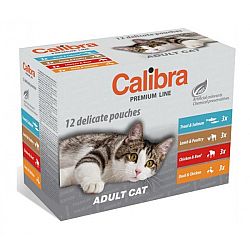 Calibra cat kapsičky Multipack Premium Adult 12 x 100 g