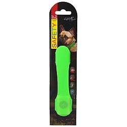 Dog Fantasy pásik LED svietiaci zelený 15 cm